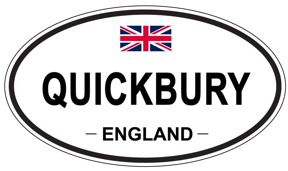 QUICKBURY, England - Oval Magnet