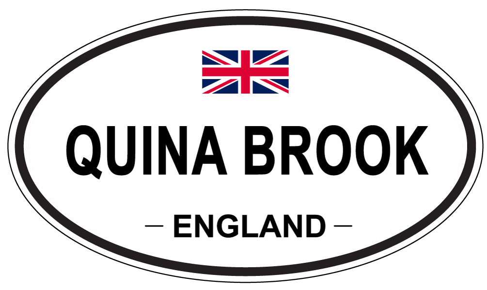 QUINA BROOK, England - Oval Magnet