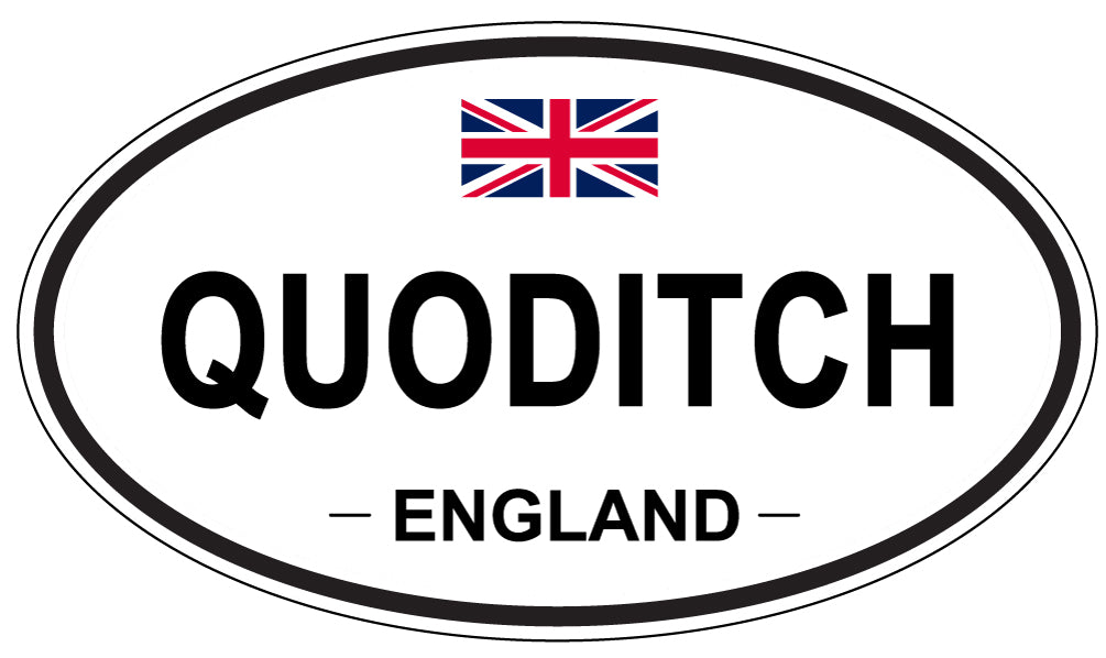 QUODITCH, England - Oval Magnet