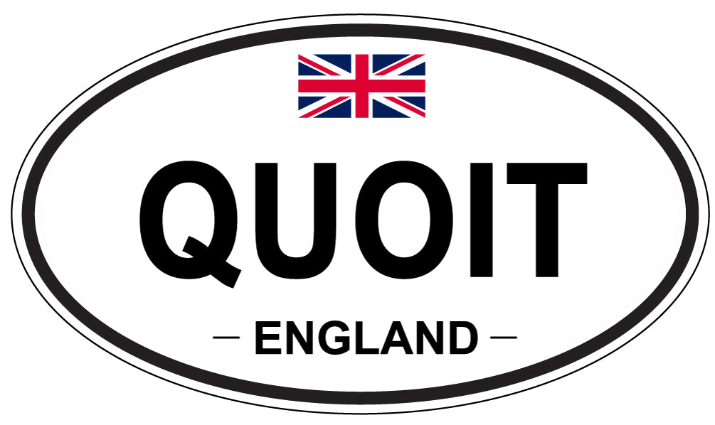 QUOIT, England - Oval Magnet
