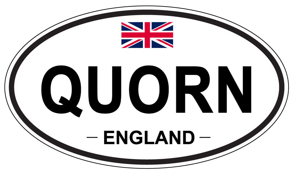 QUORN, England - Oval Magnet
