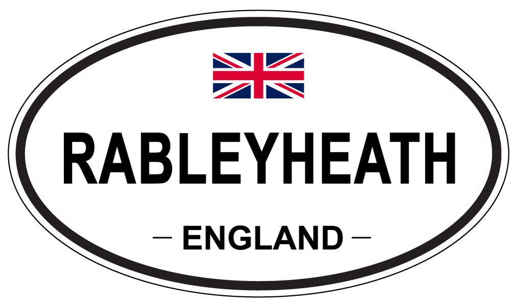 RABLEYHEATH, England - Oval Magnet