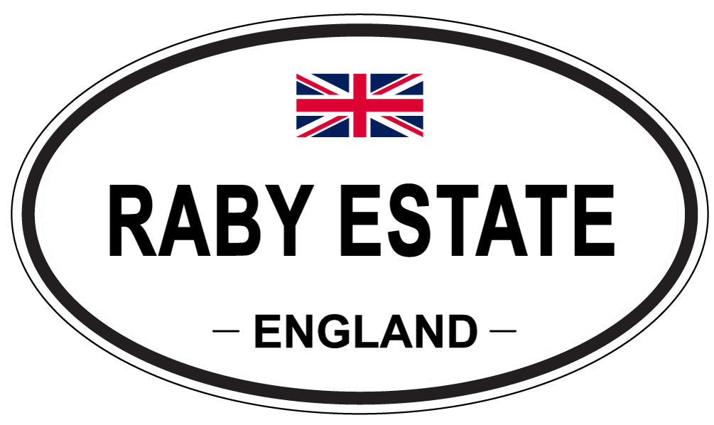 RABY ESTATE, England - Oval Magnet
