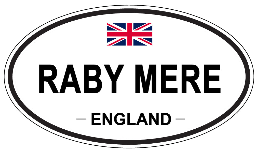 RABY MERE, England - Oval Magnet
