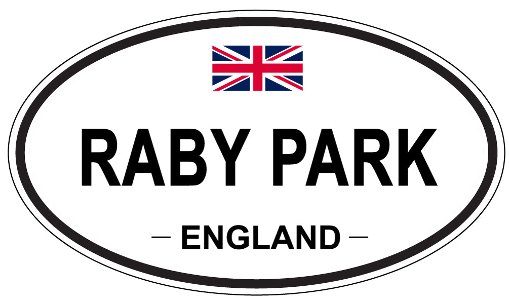 RABY PARK, England - Oval Magnet