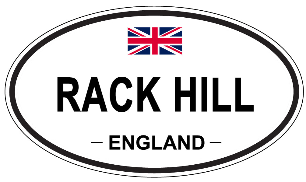 RACK HILL, England - Oval Magnet