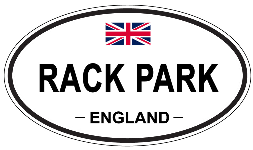 RACK PARK, England - Oval Magnet