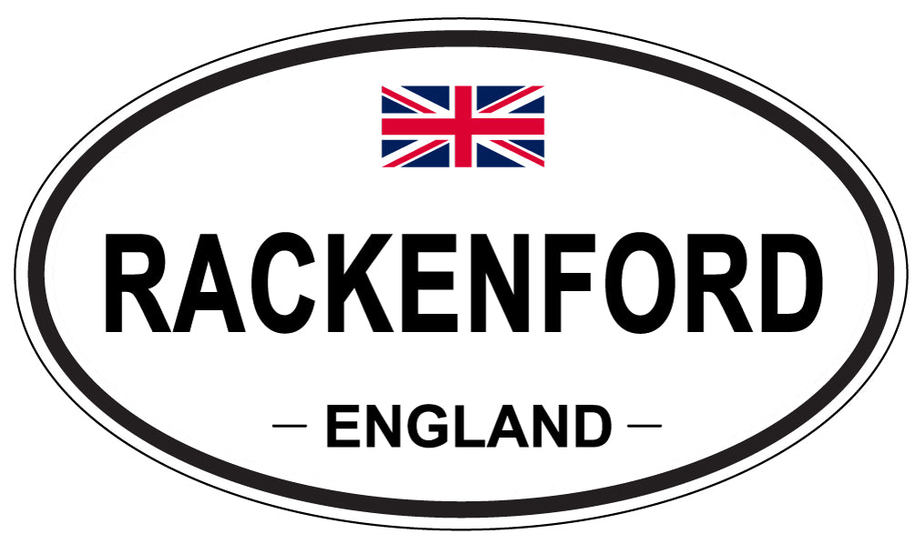 RACKENFORD, England - Oval Magnet