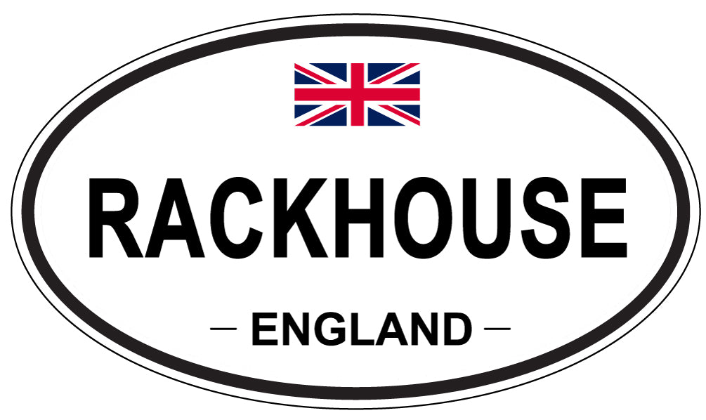 RACKHOUSE, England - Oval Magnet