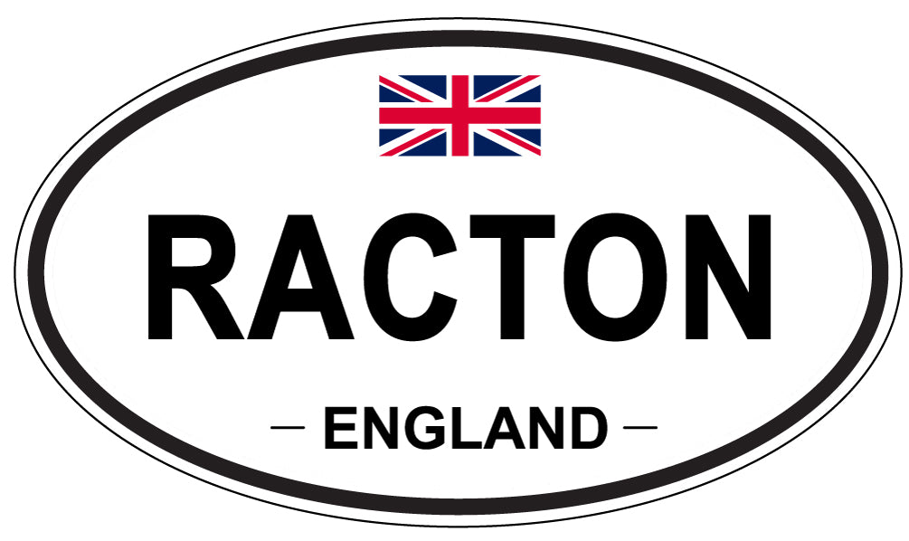 RACTON, England - Oval Magnet
