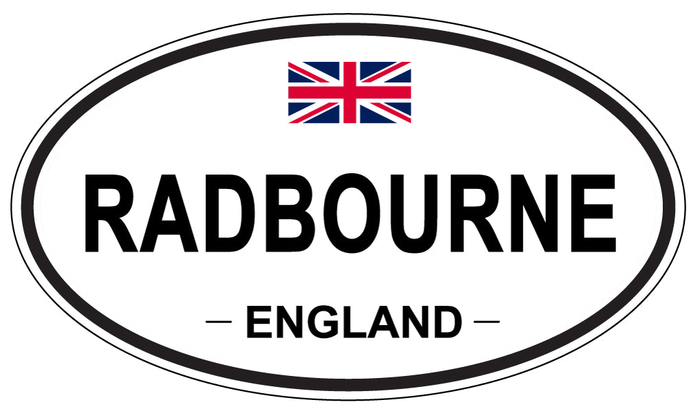 RADBOURNE, England - Oval Magnet