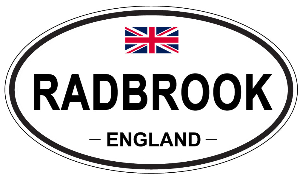 RADBROOK, England - Oval Magnet