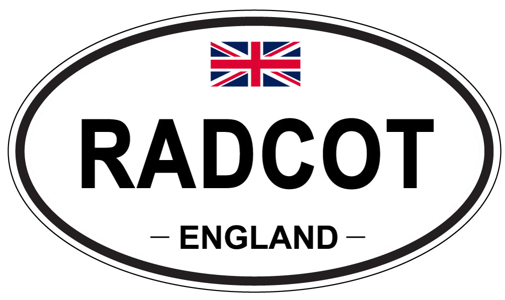 RADCOT, England - Oval Magnet