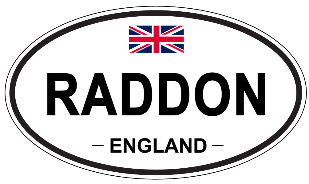 RADDON, England - Oval Magnet