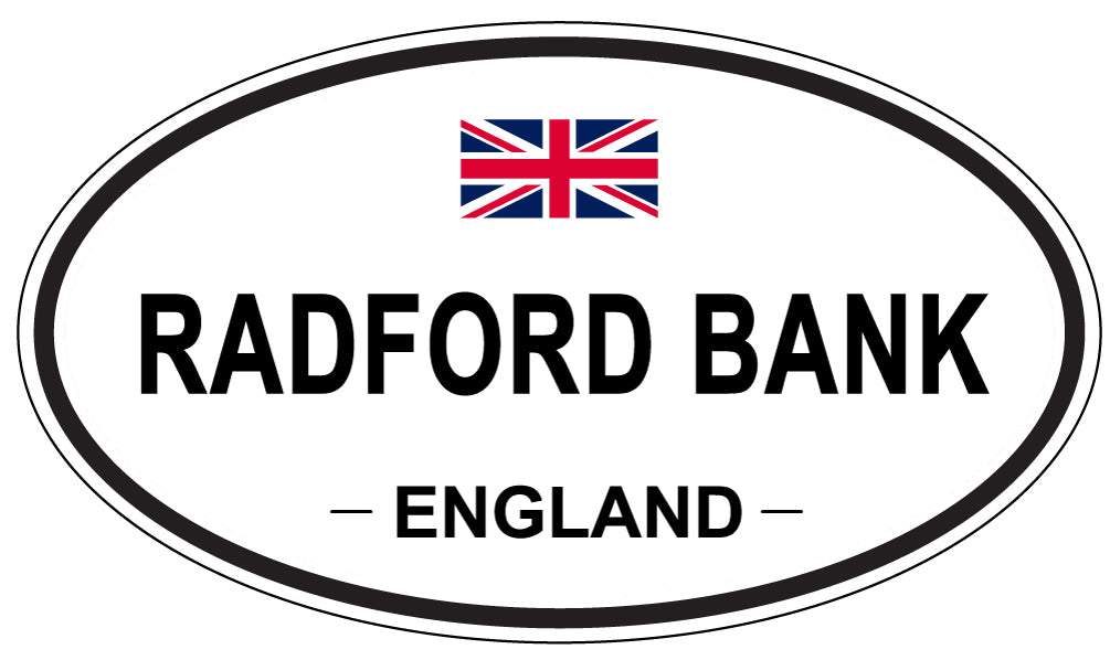 RADFORD BANK, England - Oval Magnet