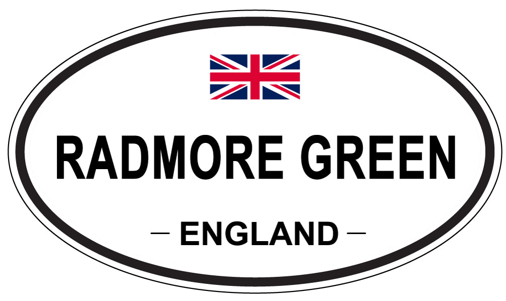 RADMORE GREEN, England - Oval Magnet