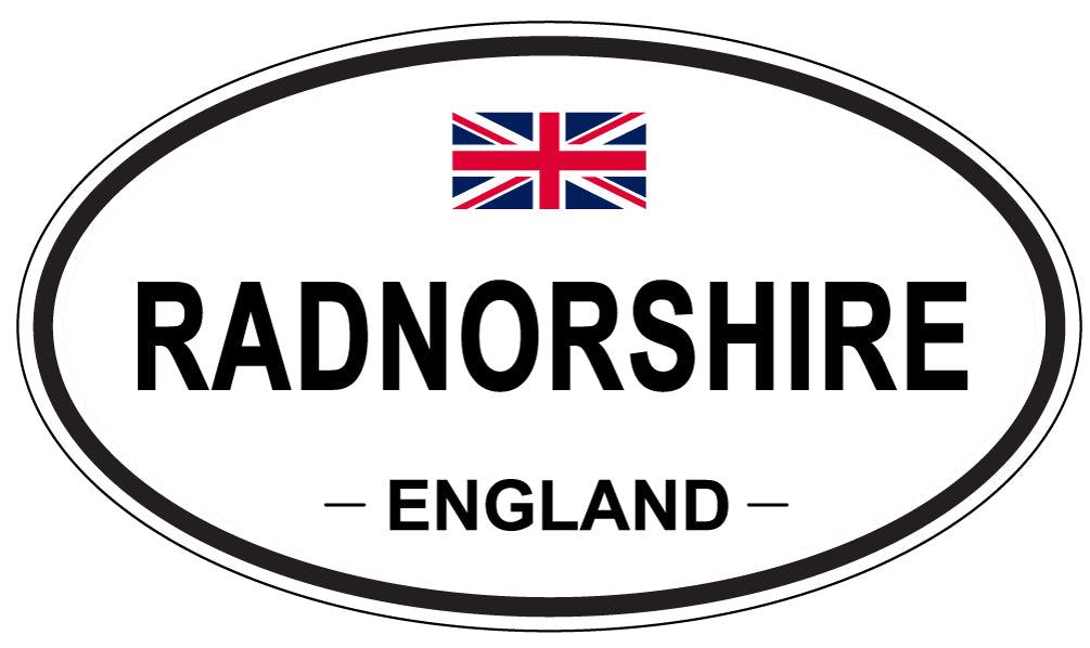 RADNORSHIRE, England - Oval Magnet