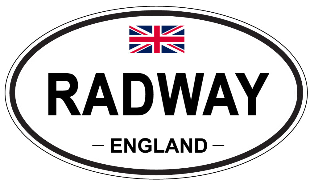 RADWAY, England - Oval Magnet