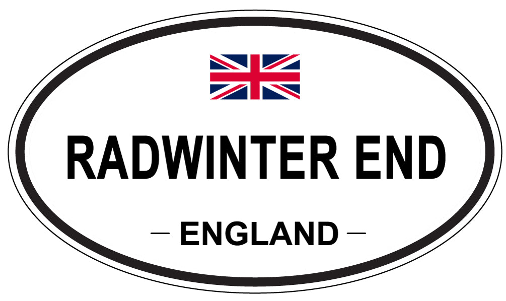 RADWINTER END, England - Oval Magnet