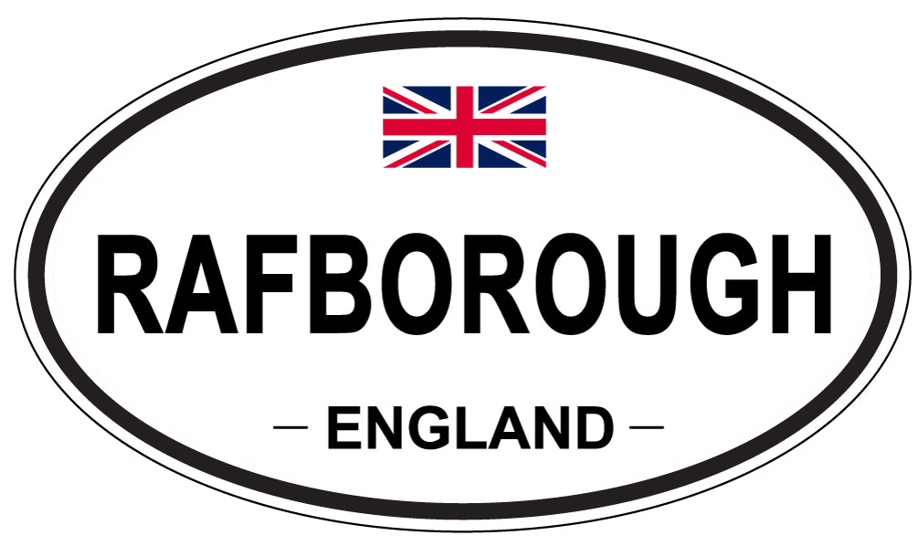 RAFBOROUGH, England - Oval Magnet