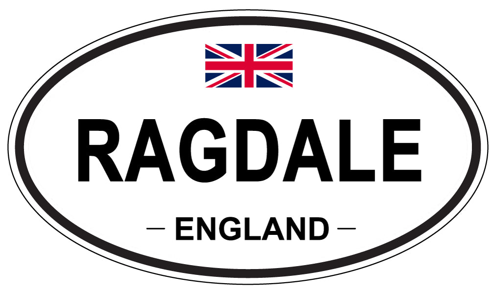 RAGDALE, England - Oval Magnet