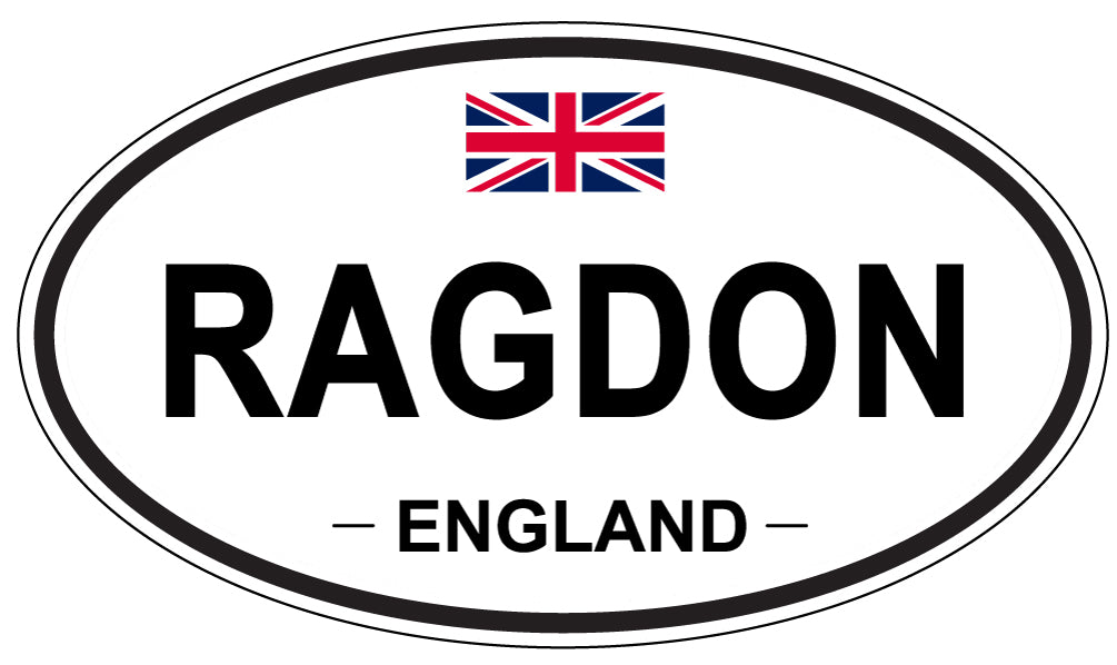 RAGDON, England - Oval Magnet