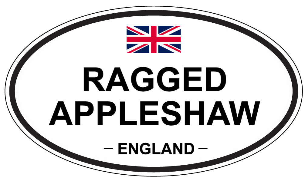 RAGGED APPLESHAW, England - Oval Magnet