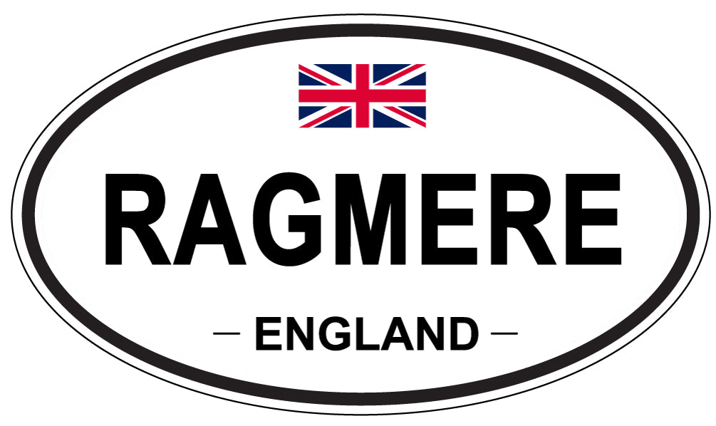 RAGMERE, England - Oval Magnet