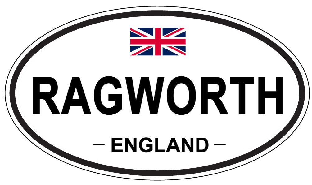 RAGWORTH, England - Oval Magnet