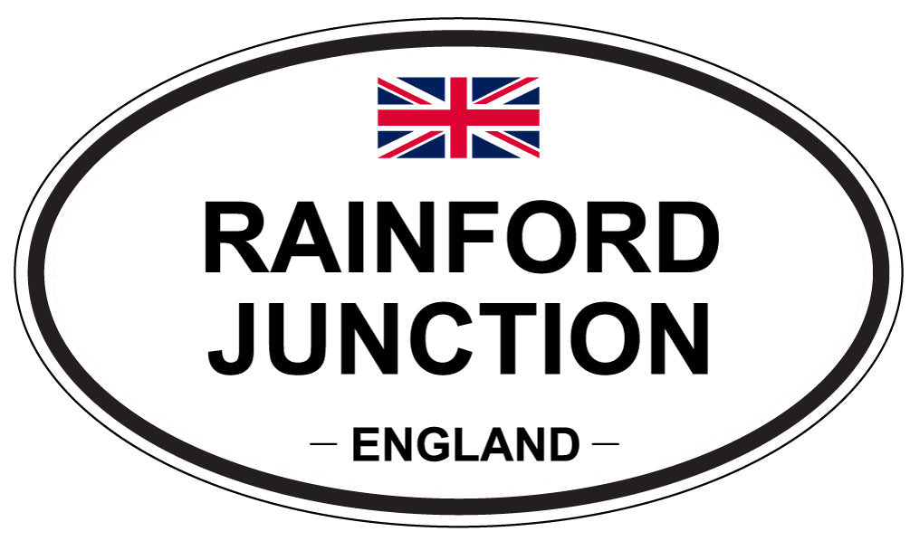 RAINFORD JUNCTION, England - Oval Magnet