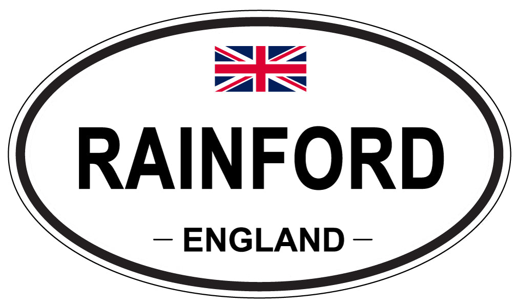 RAINFORD, England - Oval Magnet