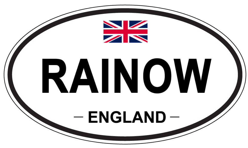 RAINOW, England - Oval Magnet
