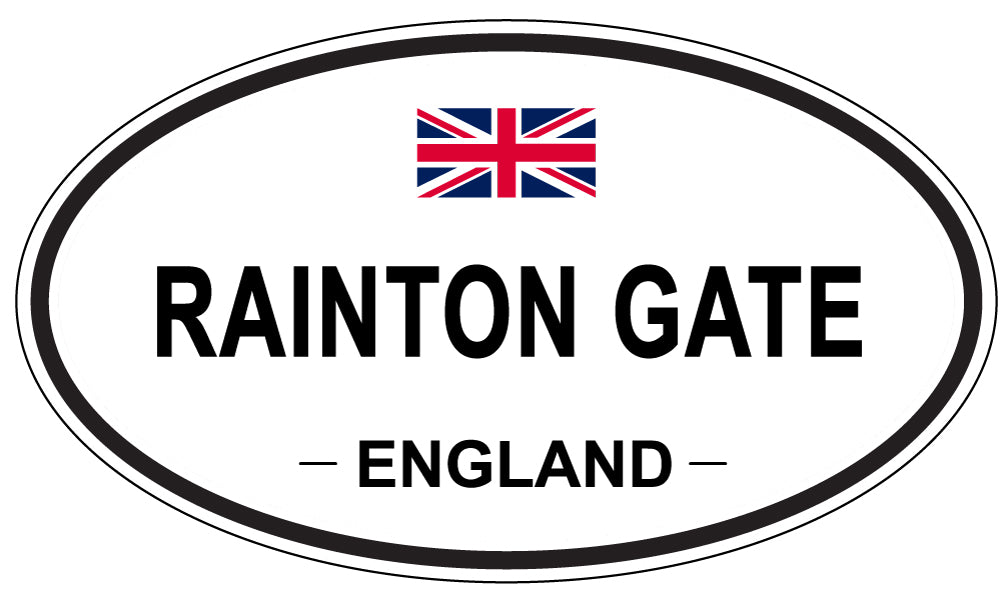 RAINTON GATE, England - Oval Magnet