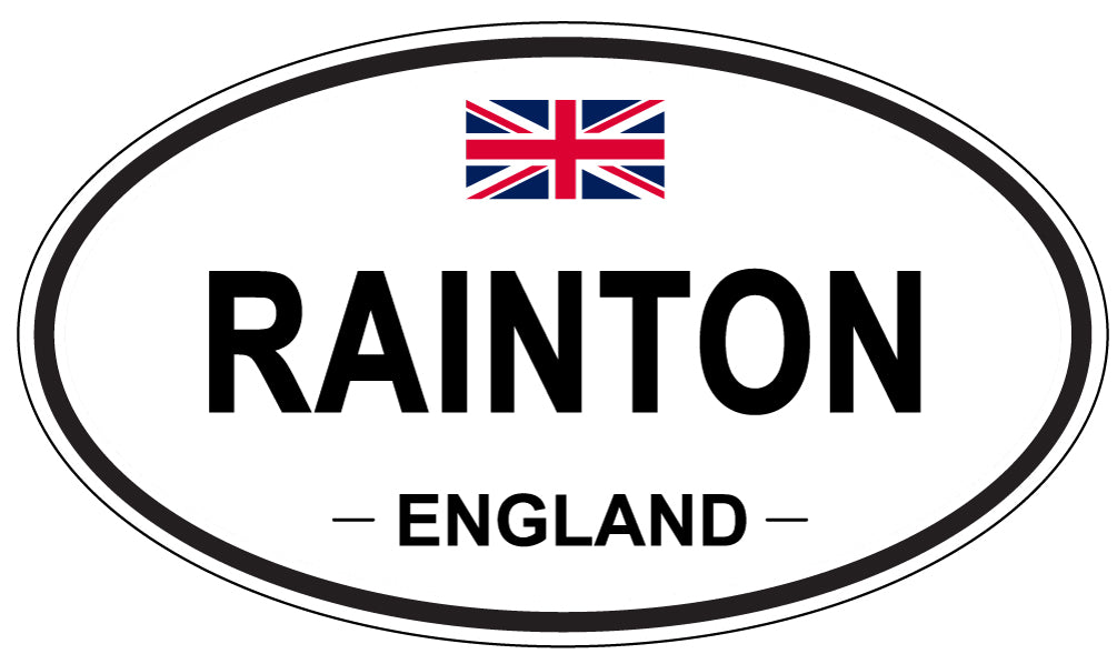 RAINTON, England - Oval Magnet