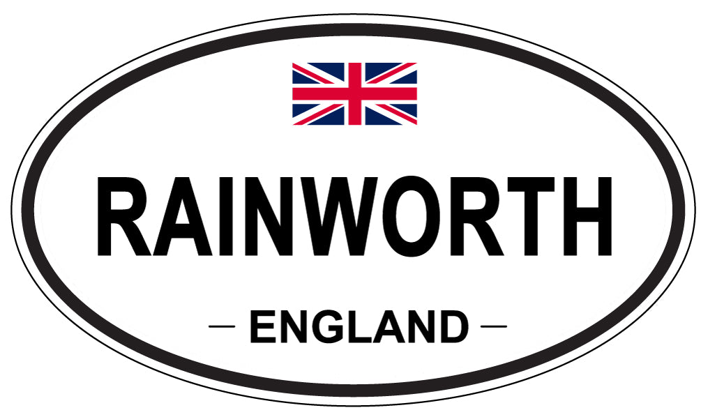 RAINWORTH, ENGLAND - Oval Sticker