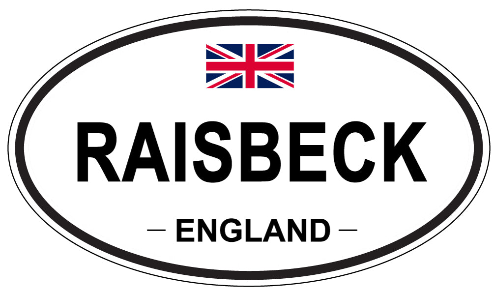 RAISBECK, England - Oval Magnet