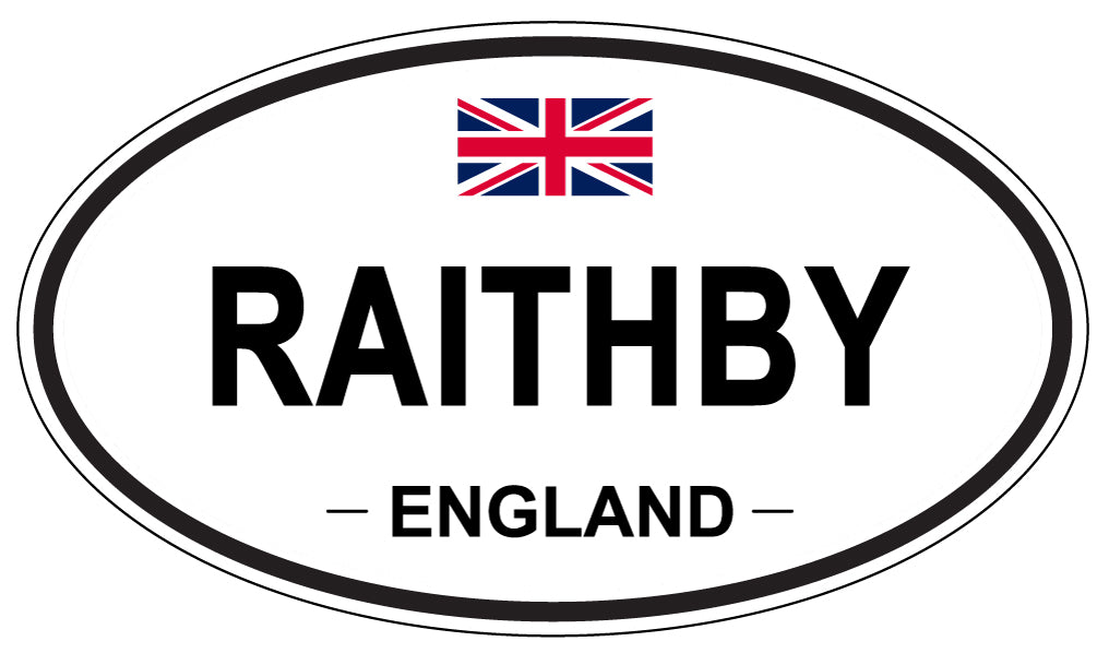 RAITHBY, England - Oval Magnet