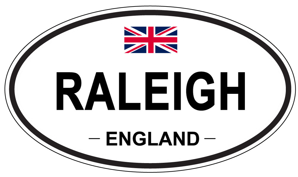 RALEIGH, England - Oval Magnet