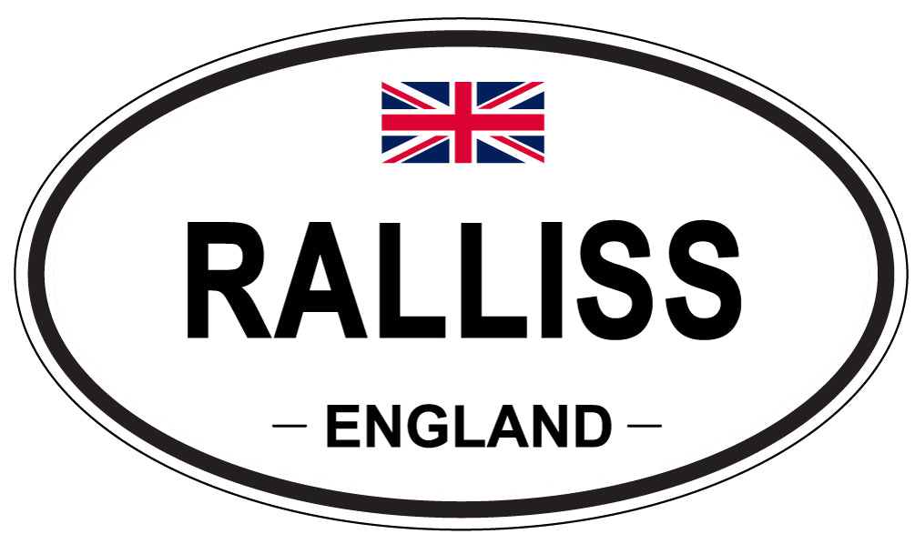 RALLISS, England - Oval Magnet