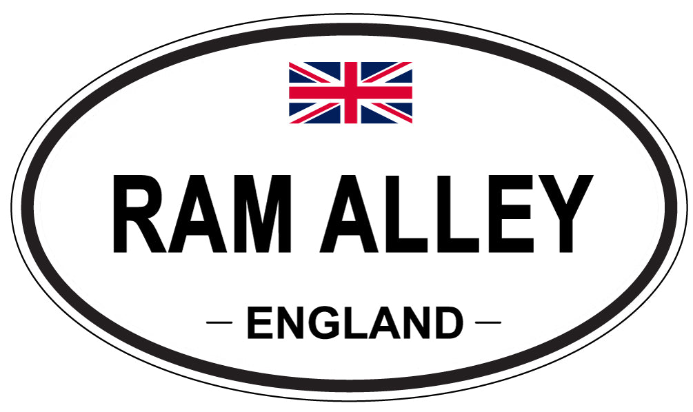 RAM ALLEY, England - Oval Magnet