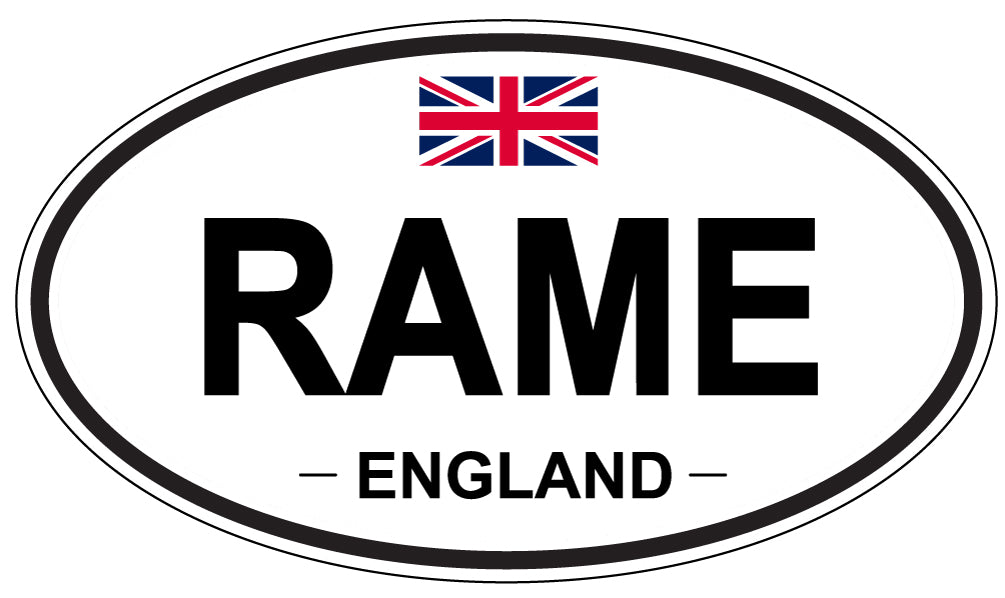 RAME, England - Oval Magnet