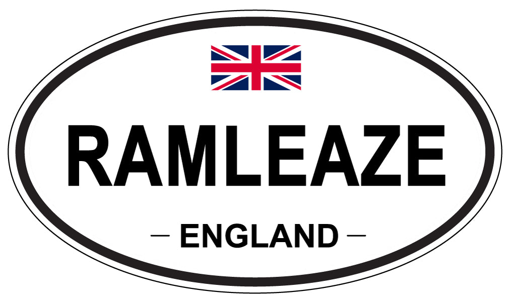 RAMLEAZE, England - Oval Magnet