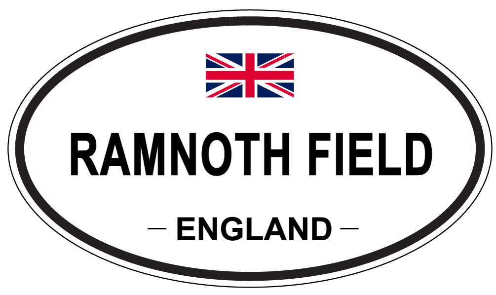 RAMNOTH FIELD, England - Oval Magnet