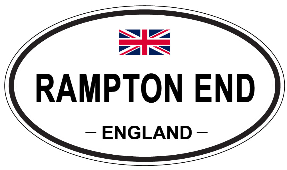 RAMPTON END, England - Oval Magnet