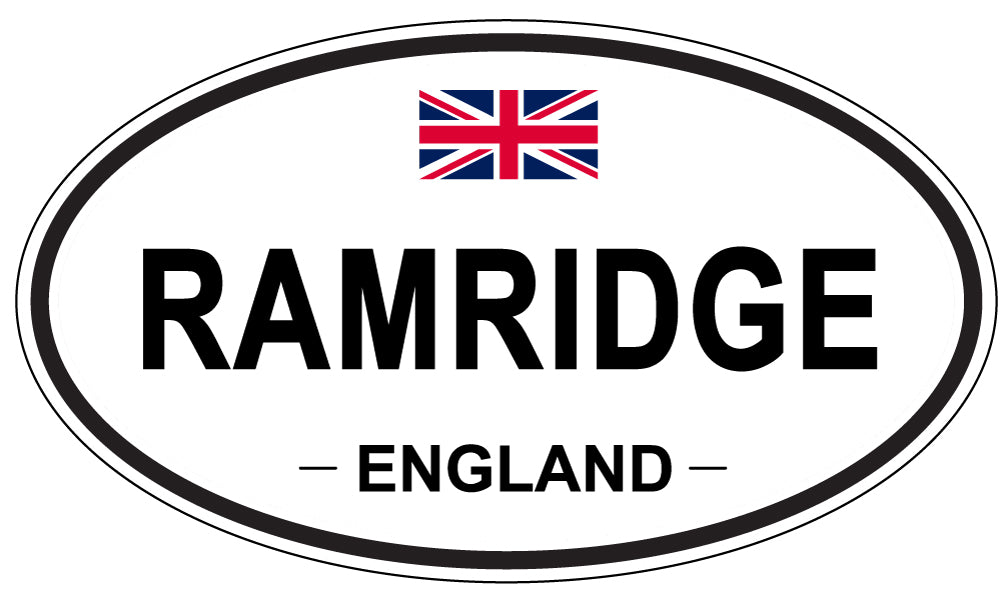 RAMRIDGE, England - Oval Magnet