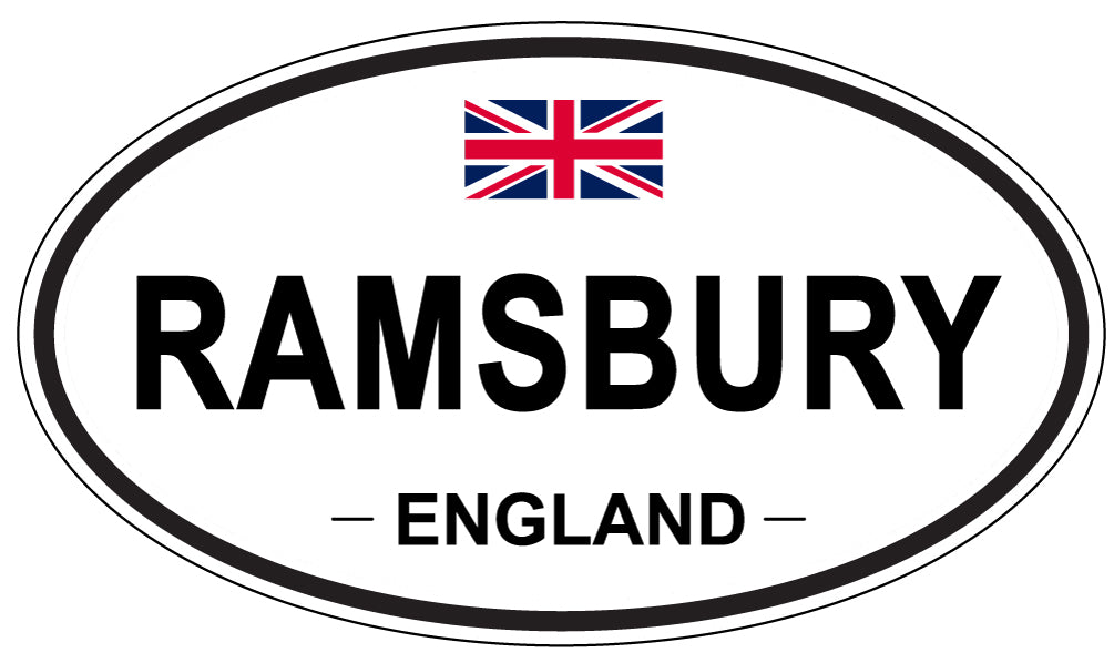 RAMSBURY, England - Oval Magnet