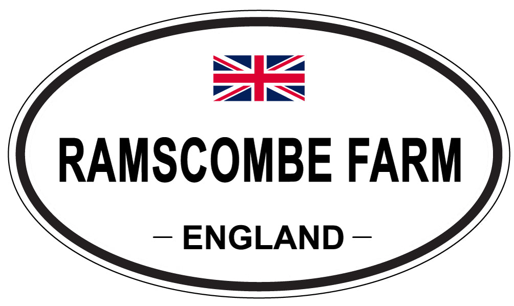 RAMSCOMBE FARM, England - Oval Magnet