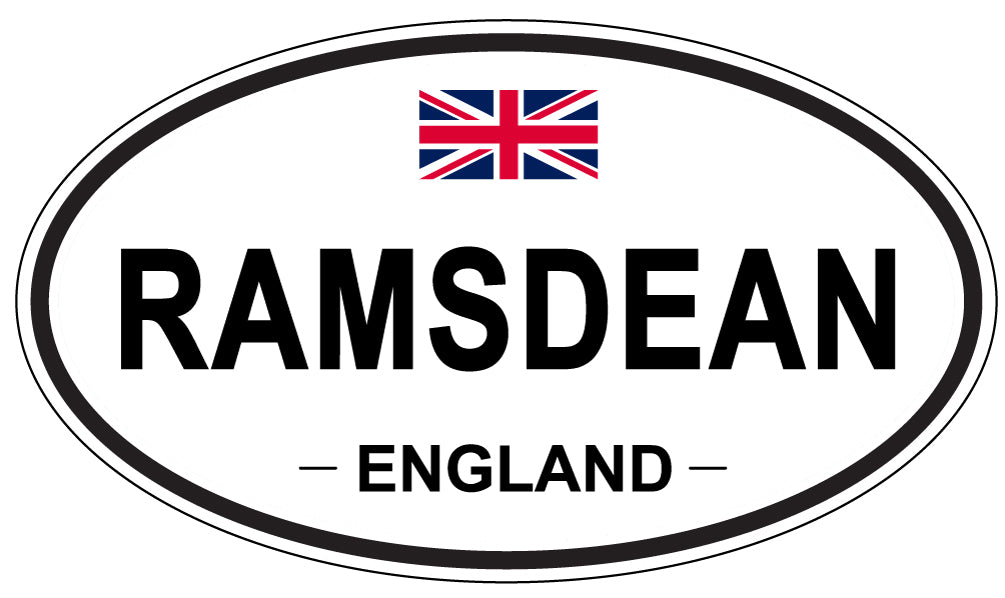 RAMSDEAN, England - Oval Magnet