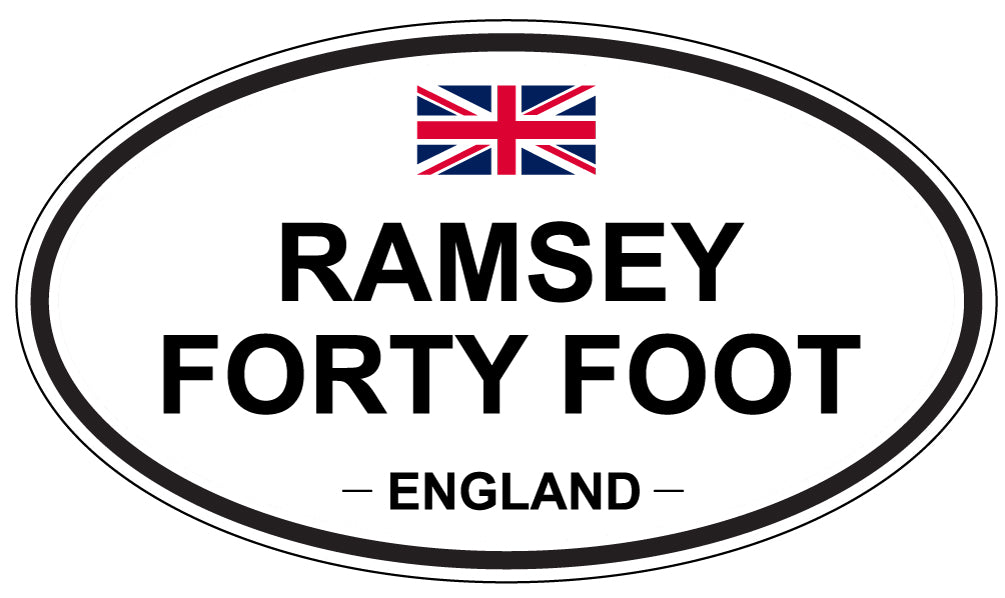 RAMSEY FORTY FOOT, England - Oval Magnet
