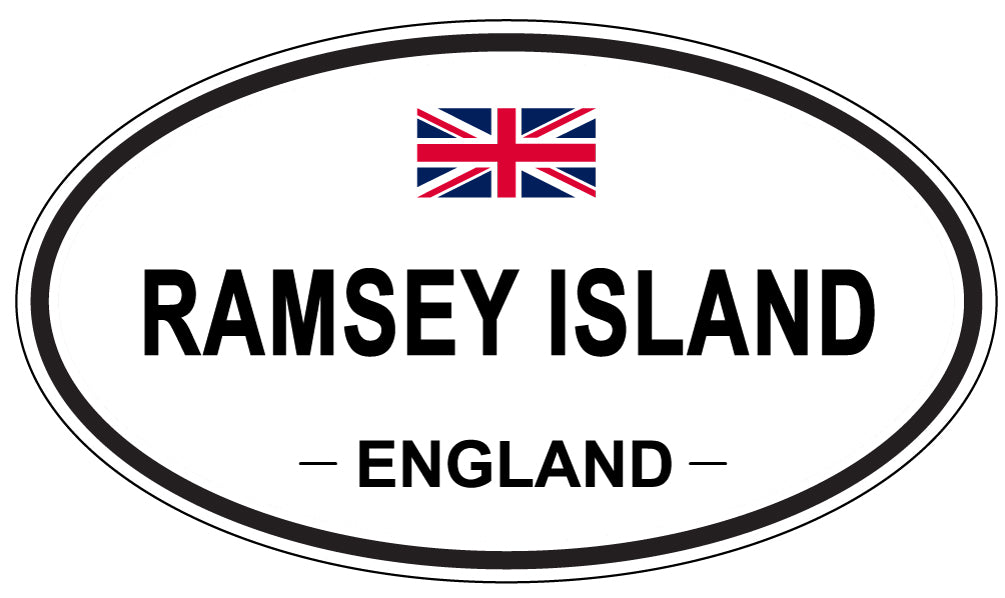 RAMSEY ISLAND, England - Oval Magnet